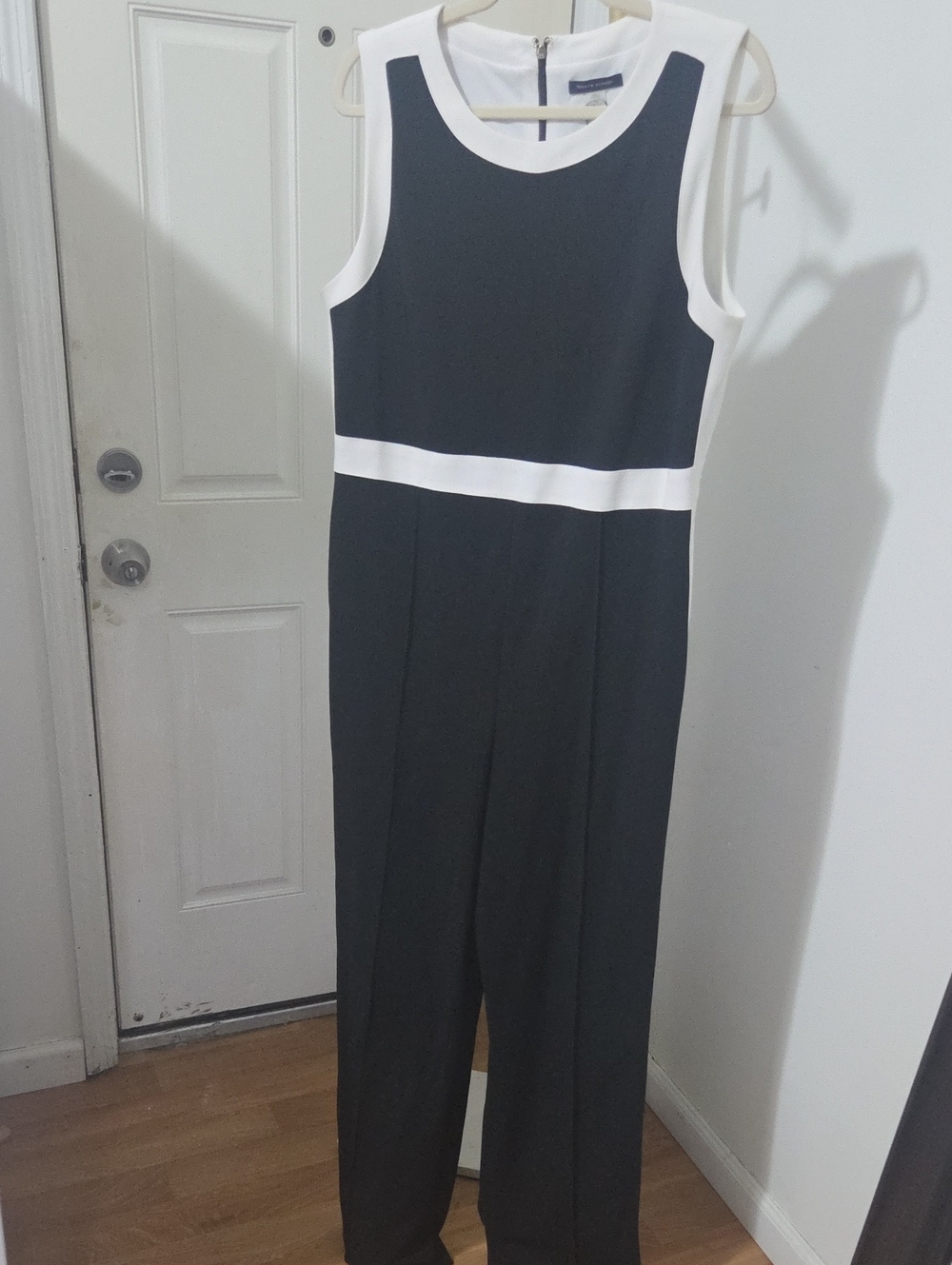 Tommy Hilfiger leeveless Black and White Jumpsuit